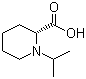 (2R)-1-(1-甲基乙基)-2-哌啶羧酸分子结构 (CAS 610787-08-1)