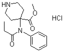 CAS # 61085-87-8, 4-[(1-Oxopropyl)phenylamino]-4-piperidinecarboxylic acid methyl ester monohydrochloride