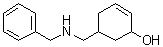 5-[[(苯基甲基)氨基]甲基]-2-环己烯-1-醇分子结构 (CAS 61088-57-1)