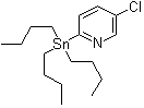 5-氯-2-(三丁基锡烷基)吡啶分子结构 (CAS 611168-63-9)