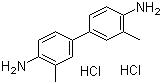 structure of CAS# 612-82-8, 盐酸-3,3'-二甲基联苯胺