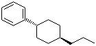 反式-(4-丙基环己基)苯分子结构 (CAS 61203-94-9)
