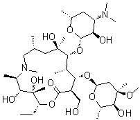 阿奇霉素 F分子结构 (CAS 612069-26-8)