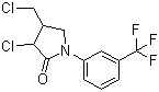 氟咯草酮分子结构 (CAS 61213-25-0)