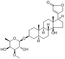 structure of CAS# 61217-80-9, Uzarigenin digitaloside