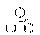 三(4-氟苯基)甲基鏻溴化物分子结构 (CAS 61249-18-1)