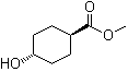 反式-4-羟基环己烷-1-羧酸甲酯分子结构 (CAS 6125-57-1)