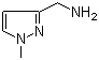 (1-甲基-1H-吡唑-3-基)甲胺分子结构 (CAS 612511-81-6)