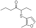 structure of CAS# 61295-41-8, 3-(2-Methyl-3-furylthio)-4-heptanone