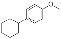 structure of CAS# 613-36-5, 1-环己基-4-甲氧基-苯