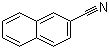 2-萘甲腈分子结构 (CAS 613-46-7)