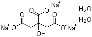 柠檬酸钠分子结构 (CAS 6132-04-3)
