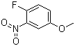structure of CAS# 61324-93-4, 4-氟-3-硝基苯甲醚