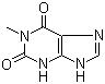 structure of CAS# 6136-37-4, 1-甲基黄嘌呤