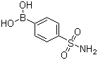 4-(氨基磺酰基)苯硼酸分子结构 (CAS 613660-87-0)