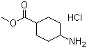 4-氨基环己甲酸甲酯盐酸盐分子结构 (CAS 61367-07-5)