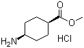 顺式-4-氨基环己烷甲酸甲酯盐酸盐分子结构 (CAS 61367-16-6)