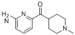 (6-氨基-2-吡啶基)(1-甲基-4-哌啶基)-甲酮分子结构 (CAS 613678-03-8)