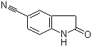 5-氰基-1,3-二氢吲哚-2-酮分子结构 (CAS 61394-50-1)