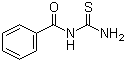 1-苯甲酰-2-硫脲分子结构 (CAS 614-23-3)