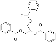 structure of CAS# 614-33-5, 甘油三苯甲酸酯