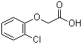 邻氯苯氧乙酸分子结构 (CAS 614-61-9)