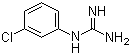 structure of CAS# 6145-41-1, 3-氯苯基胍