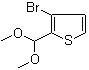 3-溴-2-(二甲氧基甲基)噻吩分子结构 (CAS 614729-69-0)