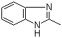2-甲基苯并咪唑分子结构 (CAS 615-15-6)
