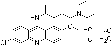 structure of CAS# 6151-30-0, 米帕林盐酸盐