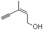structure of CAS# 6153-06-6, (E)-3-甲基戊-2-烯-4-炔-1-醇