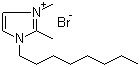 1-辛基-2,3-二甲基溴化咪唑鎓分子结构 (CAS 61546-09-6)