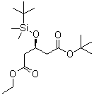 CAS # 615556-99-5, (3R)-3-[[(1,1-Dimethylethyl)dimethylsilyl]oxy]pentanedioic acid 1,1-dimethylethyl ethyl ester