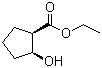 (1R,2S)-顺-2-羟基环戊基羧酸乙酯分子结构 (CAS 61586-79-6)