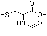 structure of CAS# 616-91-1, N-乙酰-L-半胱氨酸