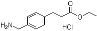 structure of CAS# 61630-10-2, 4-(氨基甲基)苯丙酸乙酯盐酸盐