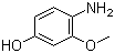 structure of CAS# 61638-01-5, 4-氨基-3-甲氧基苯酚
