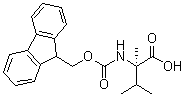 structure of CAS# 616867-28-8, N-[芴甲氧羰基]-2-甲基-D-缬氨酸