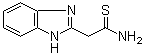 structure of CAS# 61689-98-3, 1H-苯并咪唑-2-硫代乙酰胺