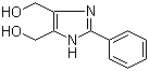 structure of CAS# 61698-32-6, 4,5-二(羟甲基)-2-苯基-1H-咪唑