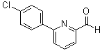 6-(4-氯苯基)-2-吡啶甲醛分子结构 (CAS 61704-30-1)