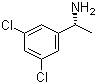 [(1R)-1-(3,5-二氯苯基)乙基]胺分子结构 (CAS 617710-53-9)