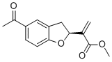 2-(5-乙酰基-2,3-二氢苯并呋喃-2-基)丙烯酸甲酯分子结构 (CAS 617722-55-1)