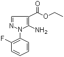 structure of CAS# 618070-65-8, Ethyl 5-amino-1-(2-fluorophenyl)-1H-pyrazole-4-carboxylate