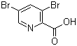 CAS 登录号：61830-40-8, 3,5-二溴吡啶-2-羧酸