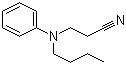 CAS 登录号：61852-40-2, 3-(丁基苯氨基)丙腈, N-丁基-N-氰乙基苯胺