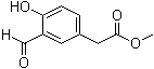 structure of CAS# 61874-04-2, 3-甲酰基-4-羟基苯乙酸甲酯