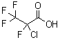 structure of CAS# 6189-02-2, alpha-氯四氟丙酸