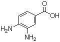 structure of CAS# 619-05-6, 3,4-Diaminobenzoic acid