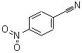 对硝基苯甲腈分子结构 (CAS 619-72-7)